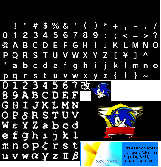 Theme SonicAdventureFont