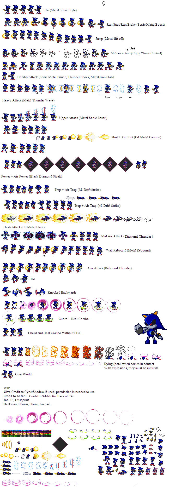 Metal Sonic battle V.3 CyberShadow