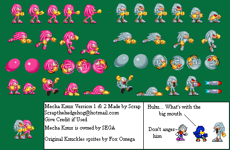 Mecha Knux Sprites
