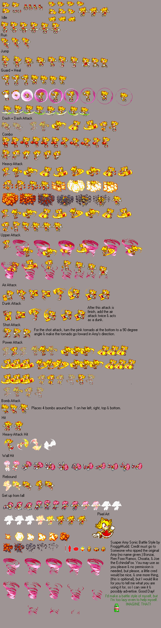 Amy Super battle Frog
