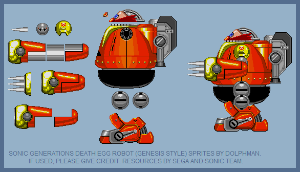sonic generations death egg robot genesis style
