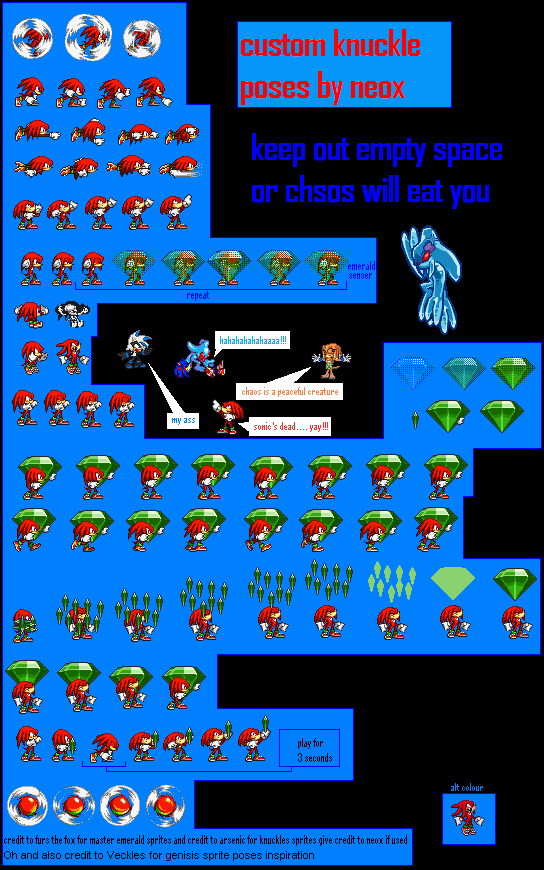 knux custom poses