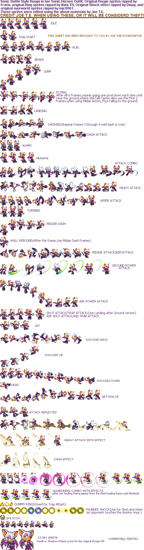 Rouge Advance Heroes Joe