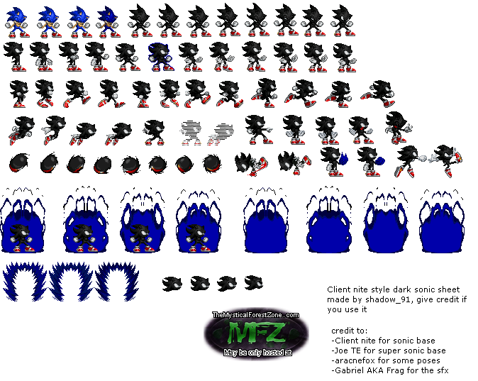 Sonic Dark CNs hadow91