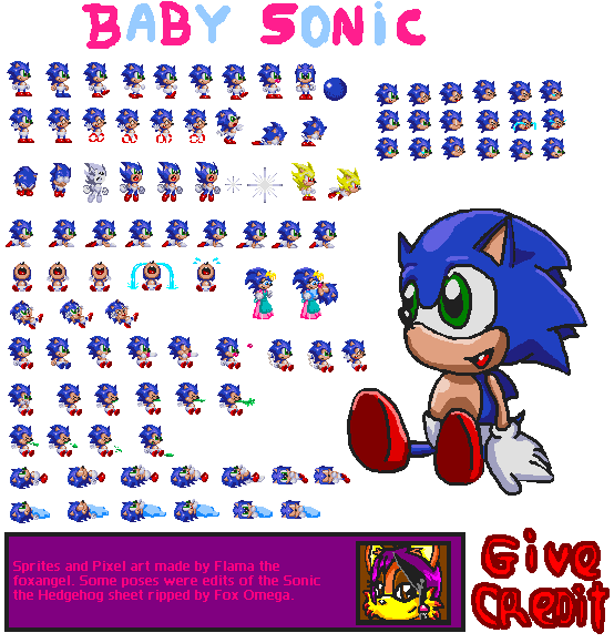 Sonic baby foxangel