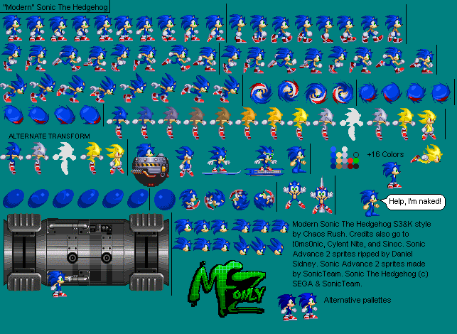 Sonic modern CR