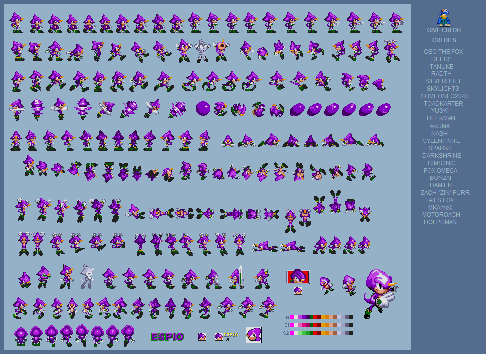 s3k styled espio