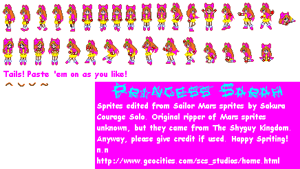 princess sarah sheet